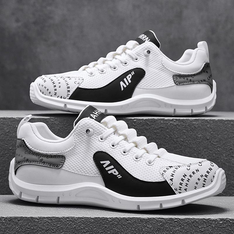Summer Breathable Men's Sneakers Versatile Fashion Mesh Casual Shoes New Comfortable Low-top Soft-soled Vulcanized Shoes 2026