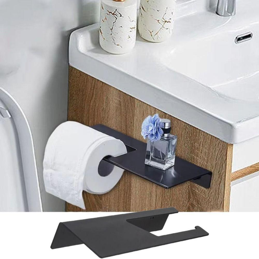 Strong Load Capacity Towel Holders Wall Mounted Paper Roll Rack Toilet Paper Holder  Kitchen