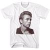 James Dean Gold Rebel White Icon Shirt