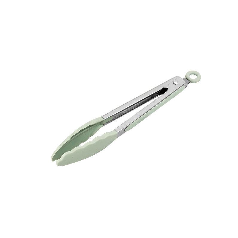 Silicone Food Tong Stainless Steel Kitchen Tongs Silicone Non-slip Cooking Clip Clamp BBQ Salad Tools Grill Kitchen Accessories