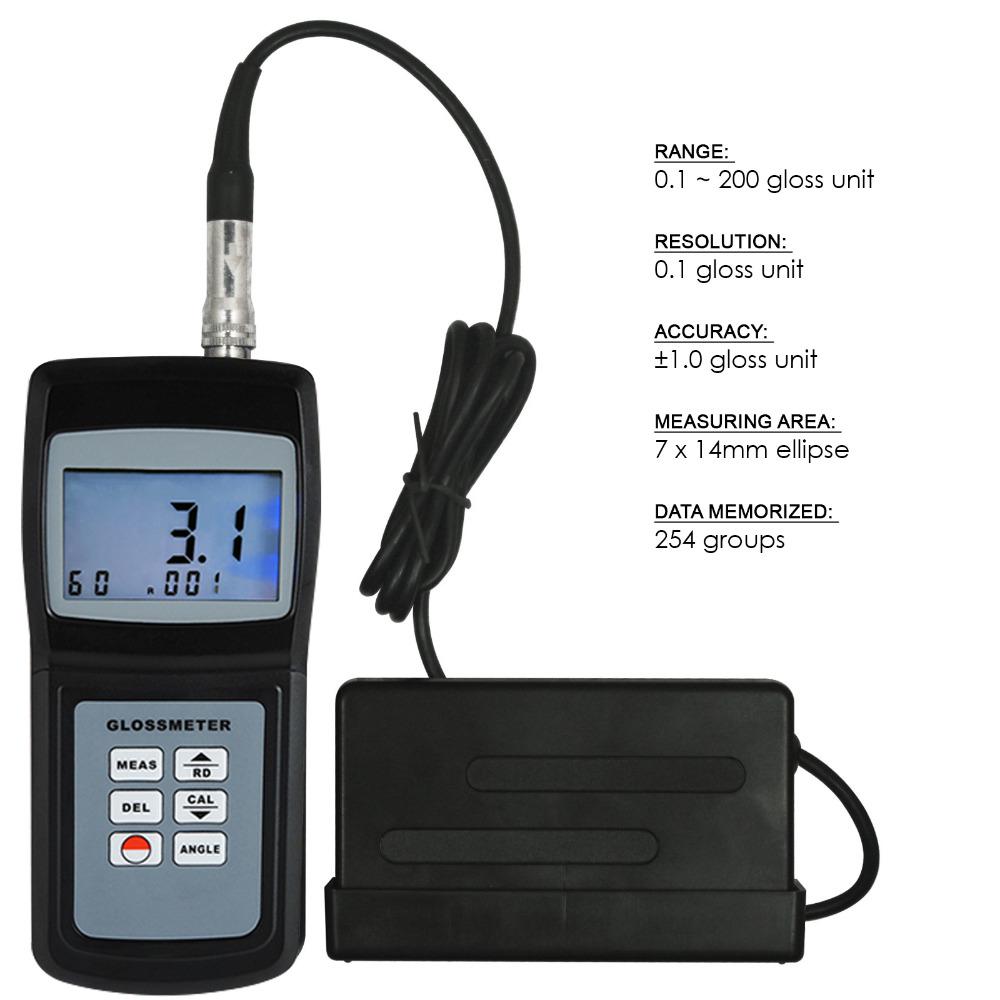 Buy Handheld Digital Gloss Meter 20 & 60 Degree Tile Floor Metal