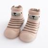 Autumn Winter Thick Warm Baby Anti Slip Floor Socks High Top Shoes Soft Sole
