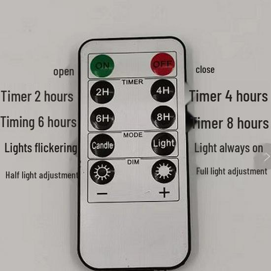 Remote-Controlled LED Candle: USB Rechargeable Flickering Lights for Weddings, Restaurants, Concerts, or Romantic Settings