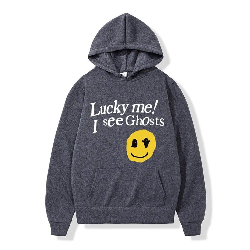 Buy 2022 Harajuku Fashion Hip Hop Smiley Printed Hoodies Unisex