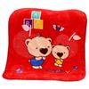 Thickened Newborn Baby Blanket - Double-Layer Raschel Cartoon for Autumn/Winter