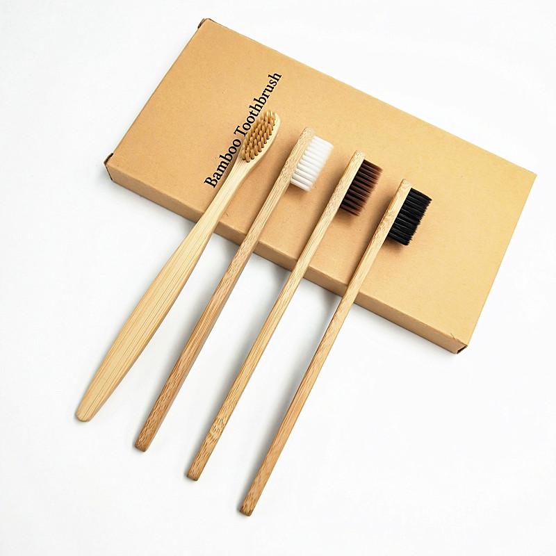 Bamboo Toothbrush for Kids and Adults