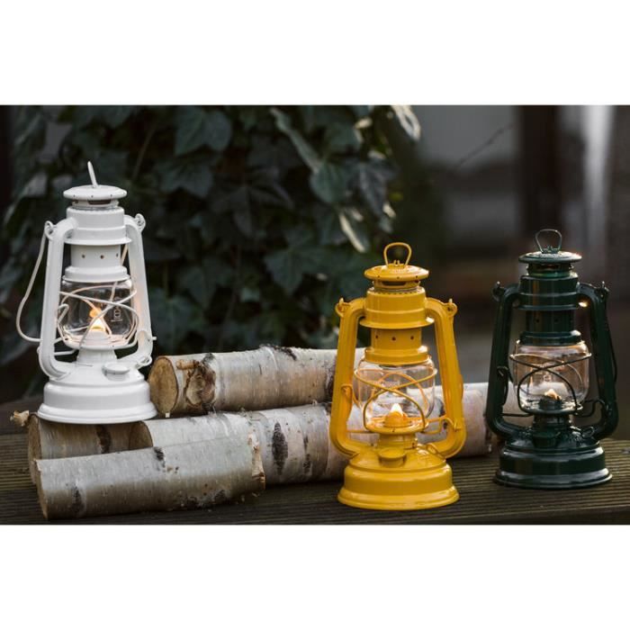 Lampe à pétrole - FEUER HAND - Baby Special 276 - Acier galvanisé - Jaune - 25.5 cm