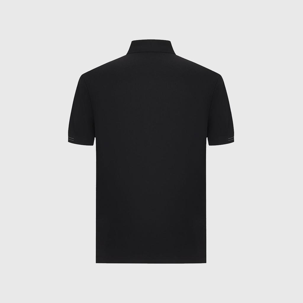 Classic and Versatile Letter Logo: Spring and Summer Simple and Clean Men's Short Sleeved Polo Shirt
