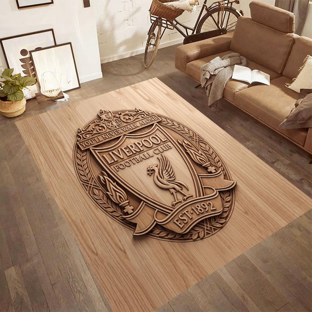 Liverpool Football Club Floor Rug Office Rug Suitable For Entryway Decorate Room Study Room Kitchen Antislip Carpet Office Home Decor