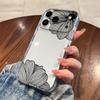 Transparent Clear Lavender Phone Case For Apple Iphone 17 Pro Max 16 15 14 Plus 17Air Rose Flower Oil Painting Shockproof Cover