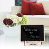 Office Wedding Message Decoration Rectangular Wooden Chalkboard Blackboard With Stand Notice Board