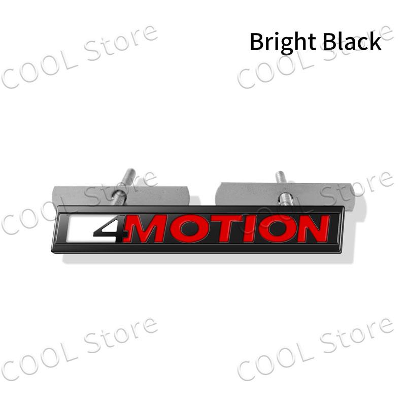 AABIP1 3D Car 4motion Emblem Logo Trim Front Hood Grille Badge Rear Trunk Sticker For VW Volkswagen Polo Golf Passat Jetta Accessories
