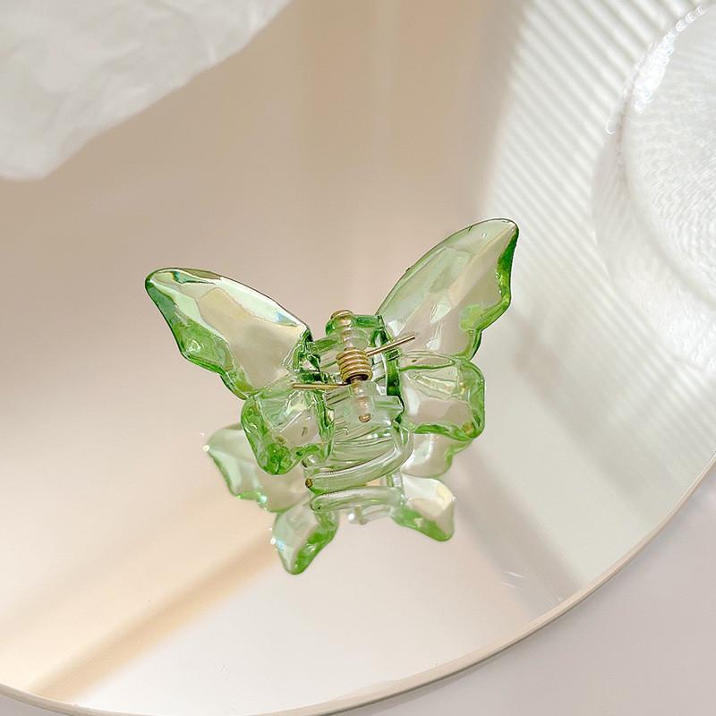 Jelly Colour Butterfly Hair Clip Women Korean Girl Group Fashion Shark Clip Hair Accessories