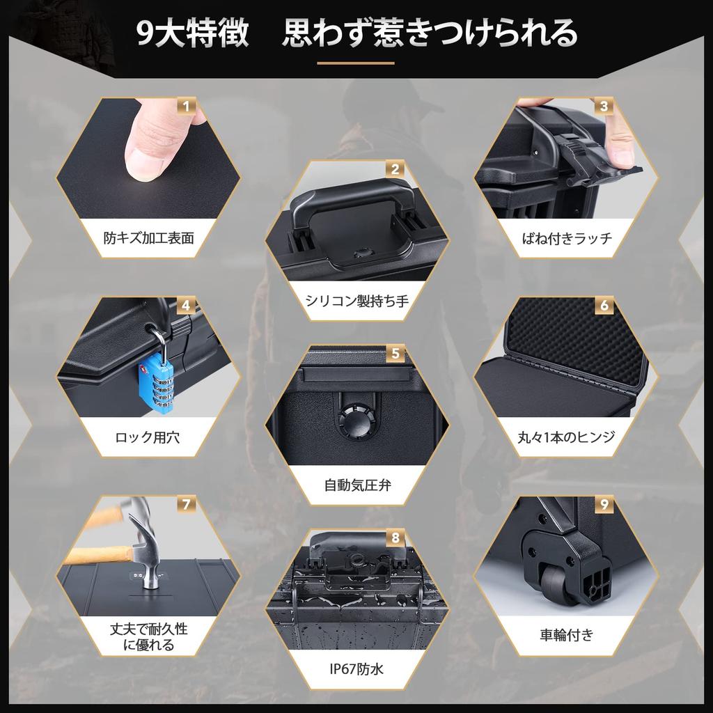 Tekerlekli su geçirmez sert çanta Tekerlekli çanta Kafes kesim sünger İç cm [Lykus] HC-5230 El bagajı için uygundur Dahili boyutlar 51,7x35,8x35