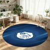 Sheffield Wednesday Printed Round Crystal Velvet Rug Soft Non Slip Floor Carpet For Bedroom Holiday Gift