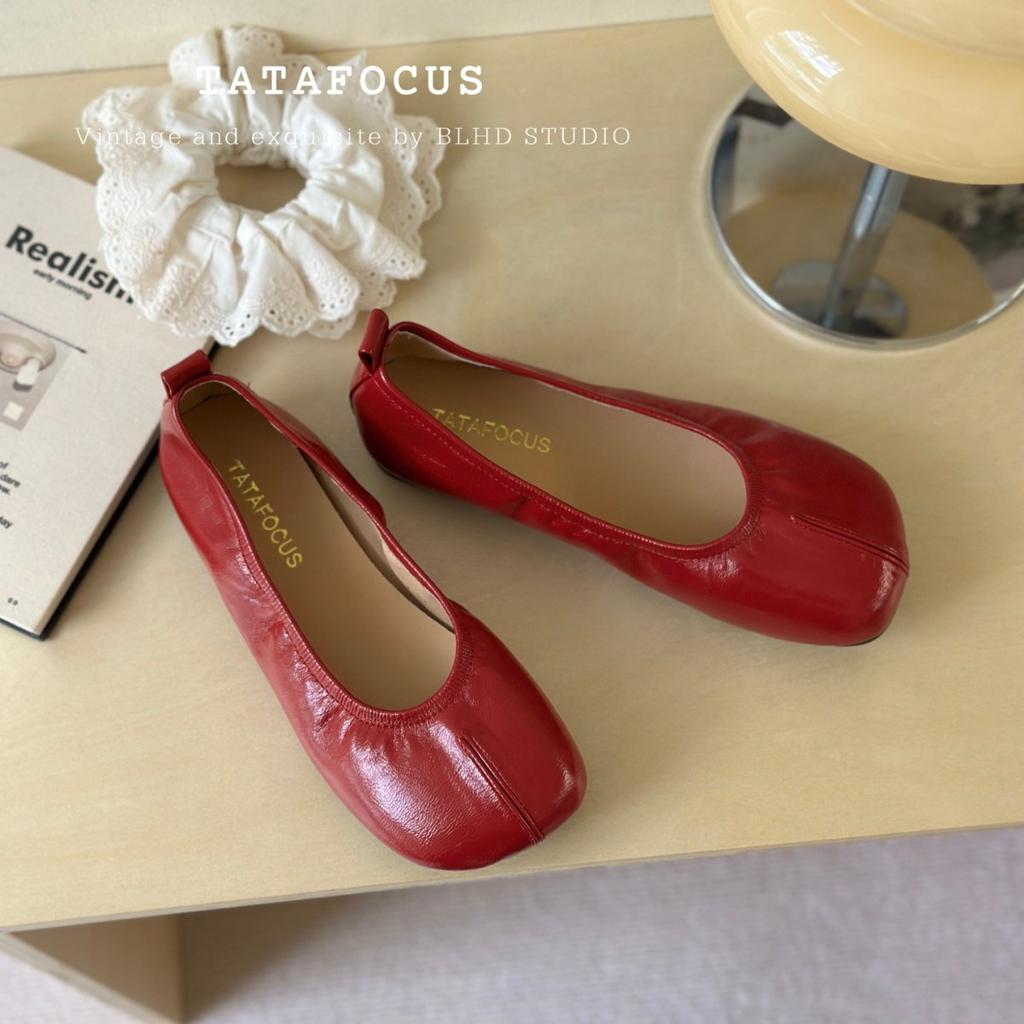 Single shoes women's spring and summer new soft-soled soft-faced round head shallow mouth versatile one-pedal Doudou ladyshoes