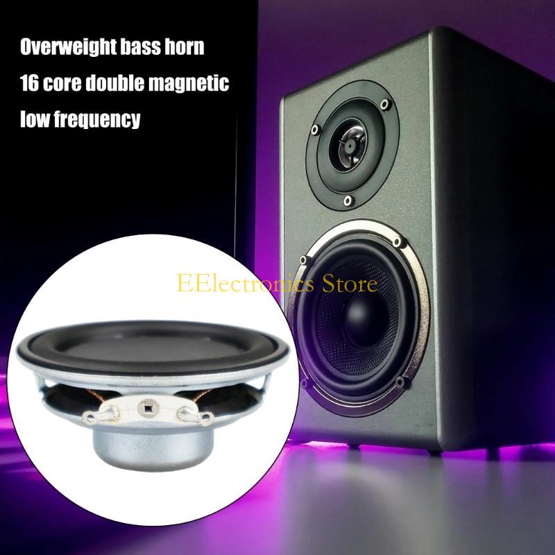 B03C 2Pcs 52mm 4Ohm 5W Loudspeaker Speakers Sound Amplifier Rubber Side Speakers China Mainland