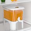 5L Cold Kettle with Faucet Refrigerator Juice Pitcher Home Plastic Beverage Dispenser for Iced Tea Lemonade Fridge Bar Party
