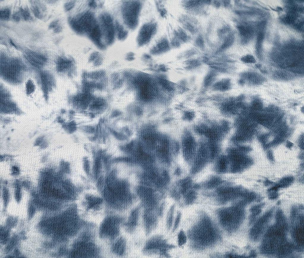 oneOone Cotton Flex Dunkelmarineblauer Stoff Batikstoff zum Nähen Bedruckter Bastelstoff Meterware 40 Zoll