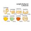 SHIXIN Vintage 8Pcs/set Colorful Acrylic Resin Finger Ring Women HipHop Punk Gold Color Geometric Stackable Knuckle Ring Jewelry