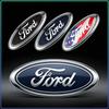 Bil Bakre Bagageutrymme Logotyp Emblem Klistermärke 11,5x4,5cm Ersättning för Ford Ranger Escape Mondeo Fusion Fiesta Kuga Edge Focus Mustang Biltillbehör