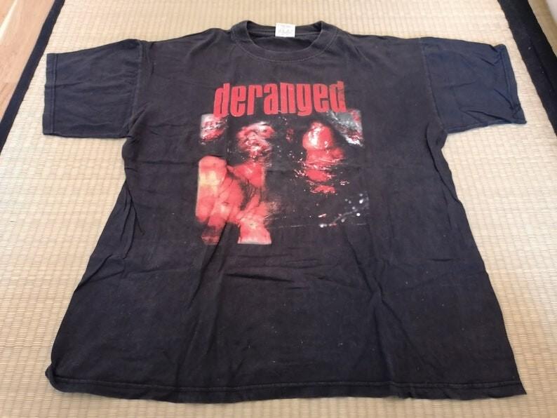 Перепечатка футболки DERANGED Same 2001, двусторонняя футболка TE5383 XXXL