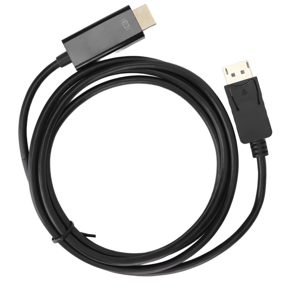 1.8m/5.9ft DisplayPort To HD Multimedia Interface Adapter 4K30HZ/1080P DP To HD Cable Monitor Use