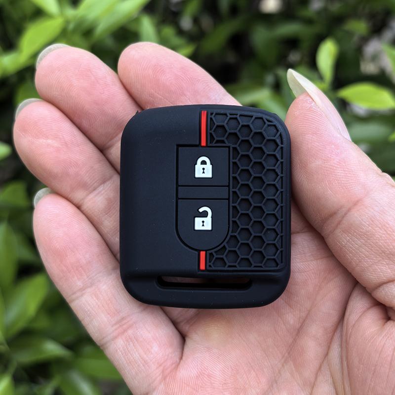 

For Nissan Micra K12 Note Navara Qashqai J10 Primera Almera Sunny X-Trail 2 Buttons Silicone Car Remote Key Case Accessories