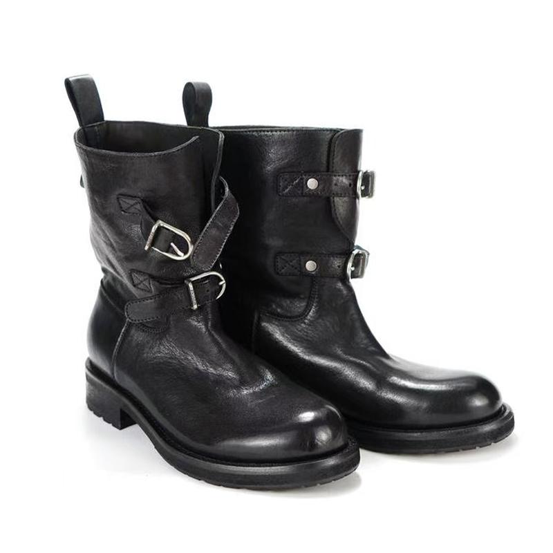Designer Flats Winter Boots Women'S Ankle Fashion Shoes For Woman Snow Chelsea Boots Trend Dress New Gothic Ladies Boots