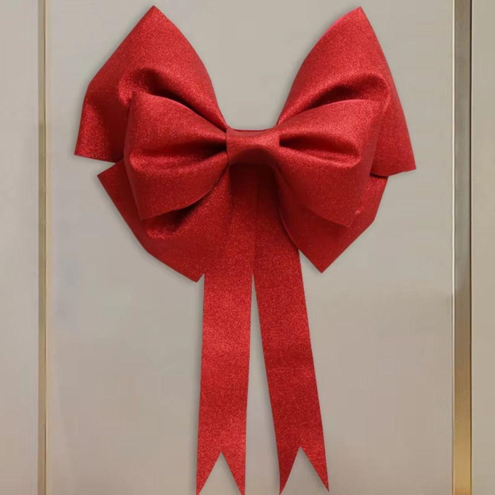 Eva Material Big Bow Large Size Diy Material Wall Decoration Festivity Design Reusable Outdoor Decoration Christmas Tree