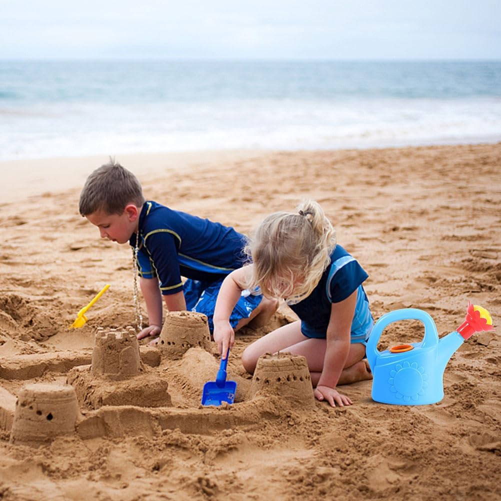 2pcs Watering Can Gardening Tool Cartoon Bathing Toys Summer Beach Plaything Sprinkler Swimming Pool Toy for Indoor Outdoor (Random Color and Style)