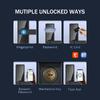 WAFU Smart Door Lock Keyless Entry Door Lock Handle with Cards and Keys Biometric Door Lock Tuya App Remote Operation for Home