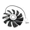 0.57AMP DC 12V HA9010H12F-Z 2Pin GTX1050 Ti Cooler Fan For MSI Geforce GTX 1050Ti 4G OC GTX 1050 2G Graphic Card Cooling Fan