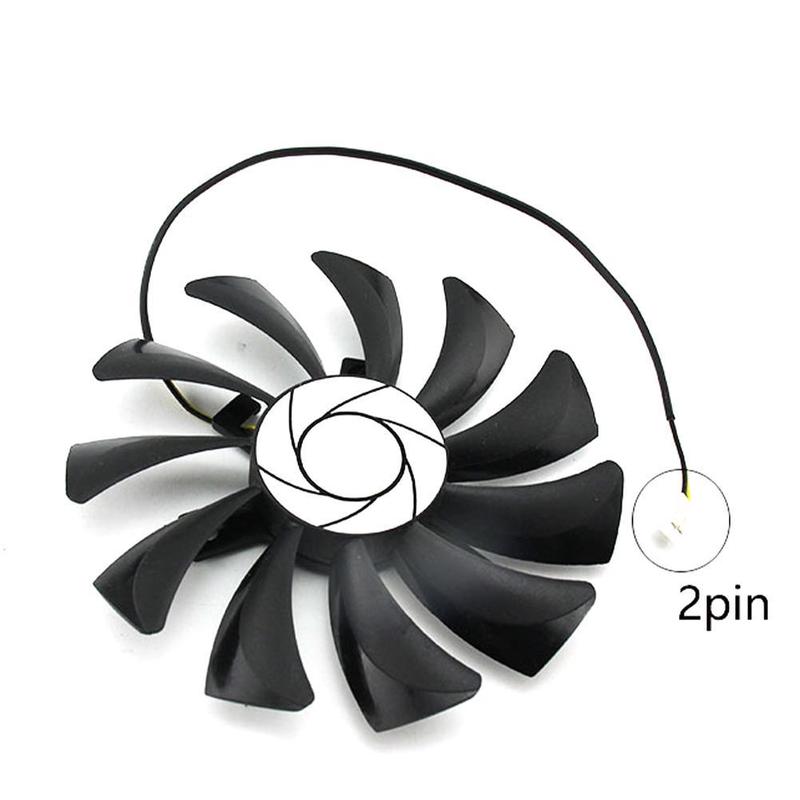 0.57AMP DC 12V HA9010H12F-Z 2Pin GTX1050 Ti Cooler Fan For MSI Geforce GTX 1050Ti 4G OC GTX 1050 2G Graphic Card Cooling Fan