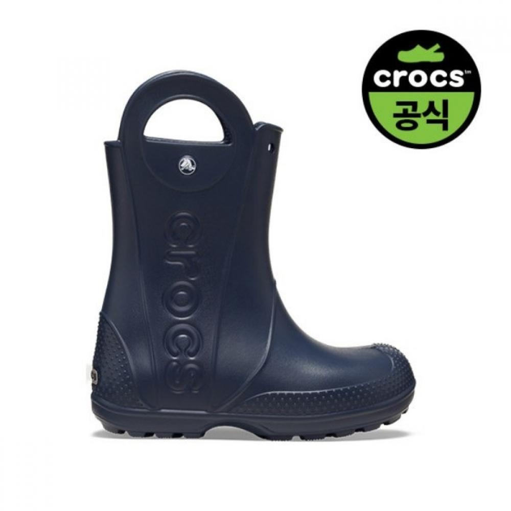 [Crocs Shoes] Crocs Official Toddler Handle It Rain Boot Navy  25skbt211056 