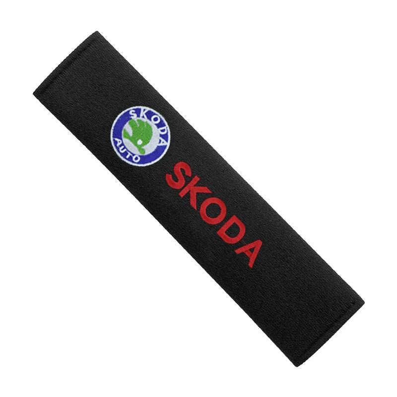 

For Skoda Octavia MK2 MK3 2 A7 Fabia Karoq Kodiaq Superb Rapid Car Accessories Car Seat Belt Shoulder Pad Protective CoverGoods