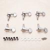 6Pcs with Ferrule/Threaded Bushing/Screw Electric Guitar Tuning Keys Set