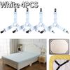 4Pcs Adjustable Bed Sheet and Quilt Holder for Bed Sheet Organizer Mattress Cover Clip for Home Elastic Straps Adjustable Clips