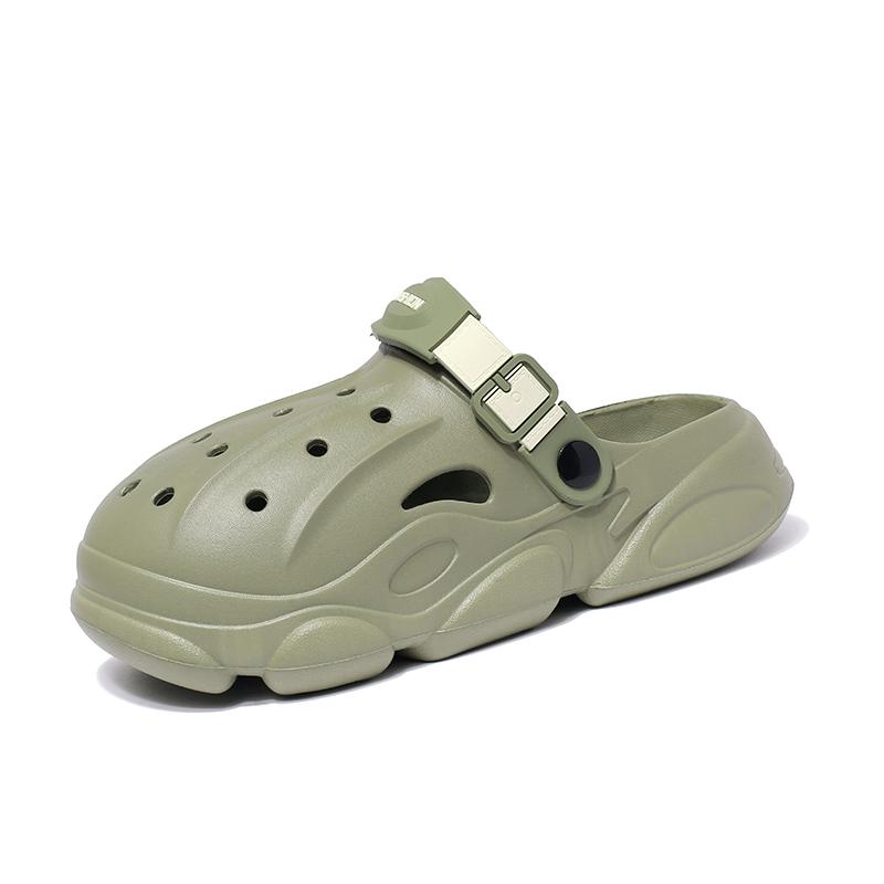 Moda Estate Moda Sandali Ciabatte Impermeabili Scarpe da Uomo Ciabatte da Esterno Scivoli Suola Morbida Scarpe da Giardino Zoccoli EVA Sandali da Spiaggia Pantofole da Casa