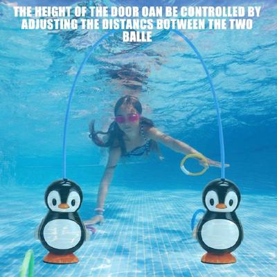 Underwater Pool Toy Swim Hoop Swimming Thru Diving Rings Water Training Sports Pool Diving Swim Thru Door Toy for Kids