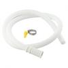 1meters Water Inlet Pipe 1pcs Strong Toughness White
