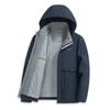 New Spring and Autumn Middle-aged Men's Daddy Suit Hoodable Simple Casual Jacket Jacket
