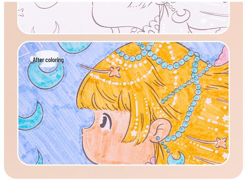 Meile Magic Coloring Book for Kids: Painting & Tracing Fun