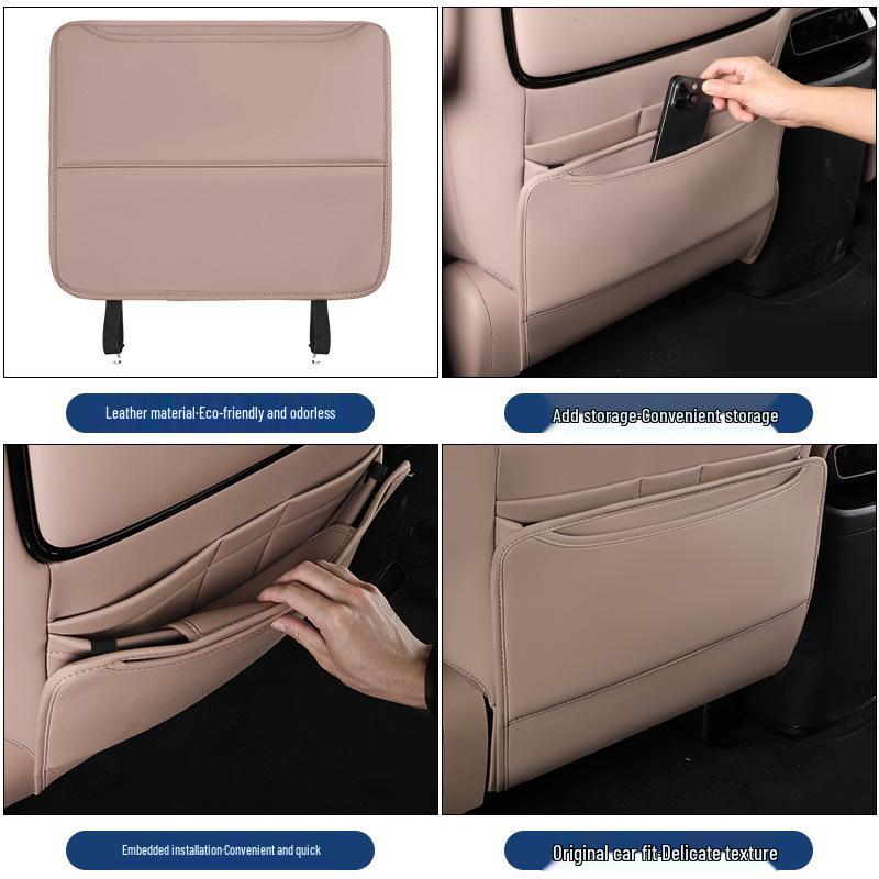 Xpeng X9 Rear Seat Kick Pad - Anti-Scratch Interior Protection Accessory