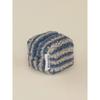 Aube Nuit Obnuit Wool Cube Pouch Keyring Stripe_Gray Blue S (Keyring Can Be Added)