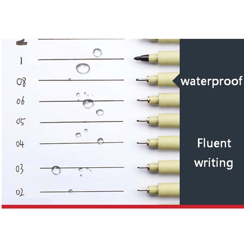 12/9/4Pcs Markers Micro Pen Kawaii Manga Hand-painted Drawing Hook Line Pen Fastdry Waterproof Sketching for Art Sketch Supplies