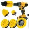 Drill Cleaning Brush 7 Pcs Attachment Set Power Scrubber Cleaning Brush Kit with Extend Long Attachment for Bathroom