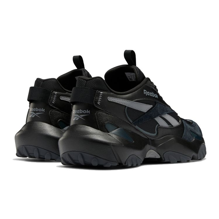 Reebok Fluffipuff Lace-Up Low-Top Dad Sneakers Unisex Sneakers Black HP7489