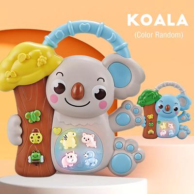Multi-functional Baby Music Toy Electronic Cartoon Animal Music Keyboard with Lighting Parent-Child Interactive Sensory Toys