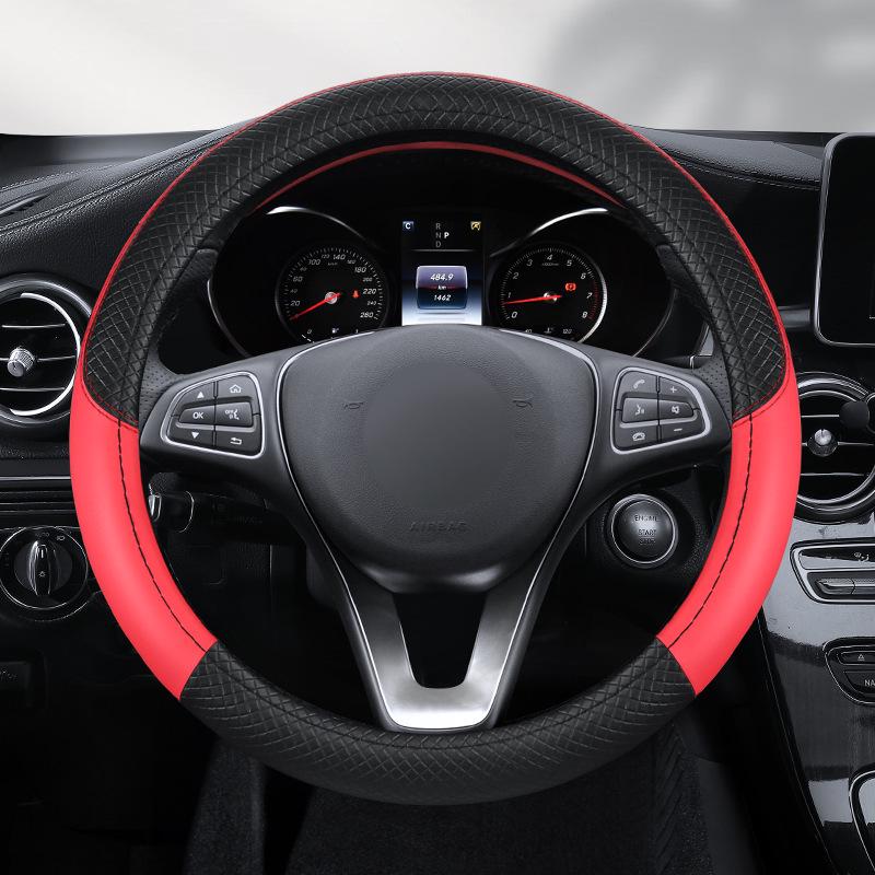 

Универсальный противоскользящий, впитывающий пот чехол на руль – элегантный всесезонный дизайн для автомобилей, унисекс Handbrake and Gear Cover